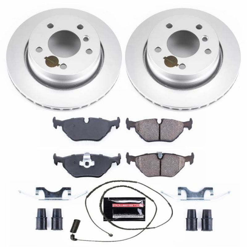 Power Stop 2000 BMW 323Ci Rear Z23 Evolution Sport Coated Brake Kit Brake Kits - Performance D&S PowerStop