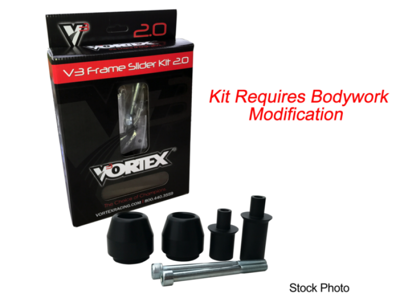 Vortex Racing 08-15 KTM 1190 RC8 V3 2.0 Frame Slider Kit- Modification Required Frame Sliders Vortex Racing