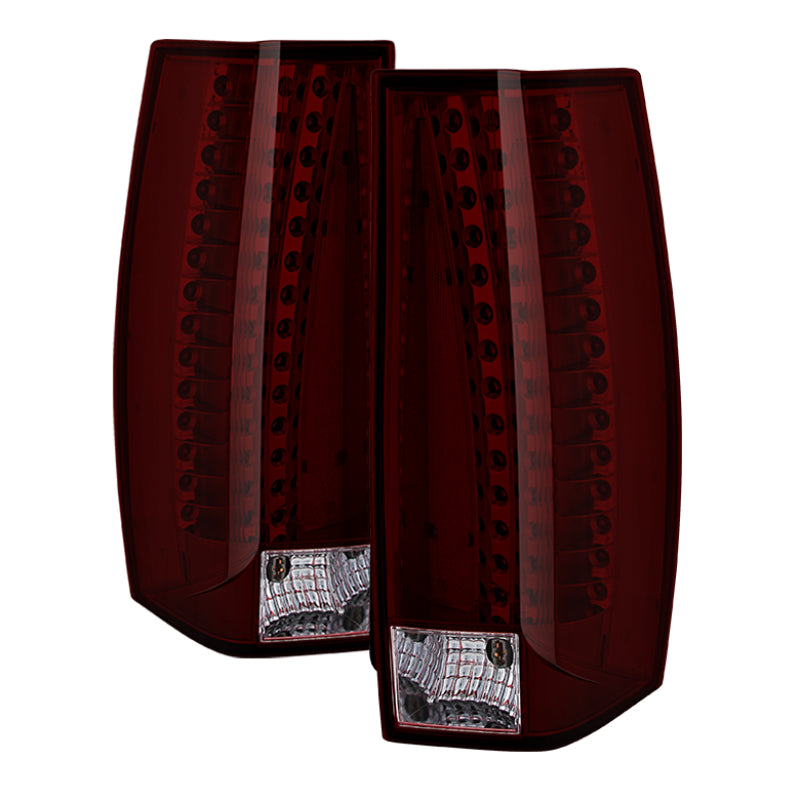 xTune Cadillac Escalade 07-14 OE Style Tail Lights Red Smoked ALT-JH-CAESC07-OE-RSM Tail Lights SPYDER