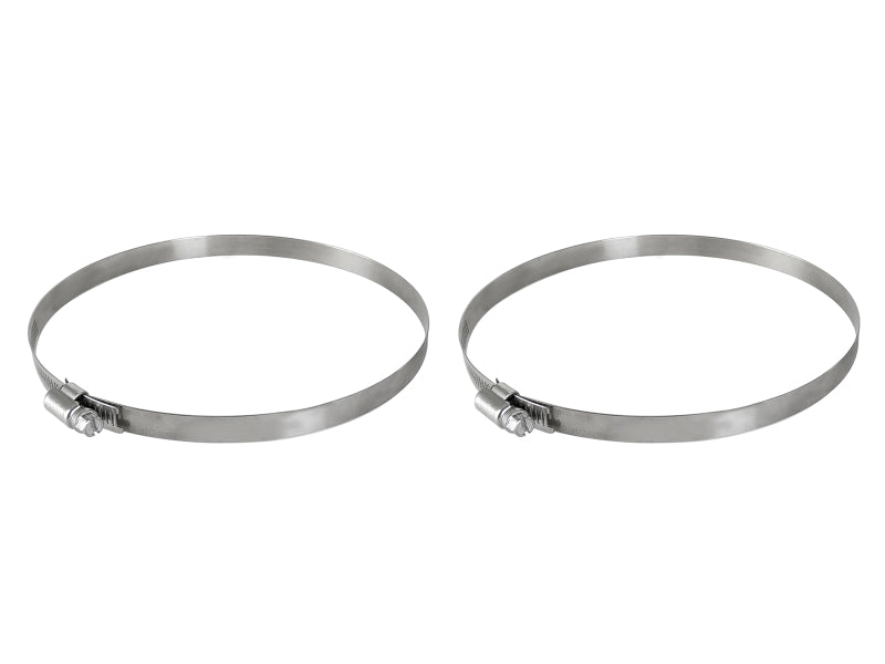 aFe Magnum FORCE Worm Gear Hose Clamps - 4-1/8in to 7in ID (Pair) Uncategorized aFe