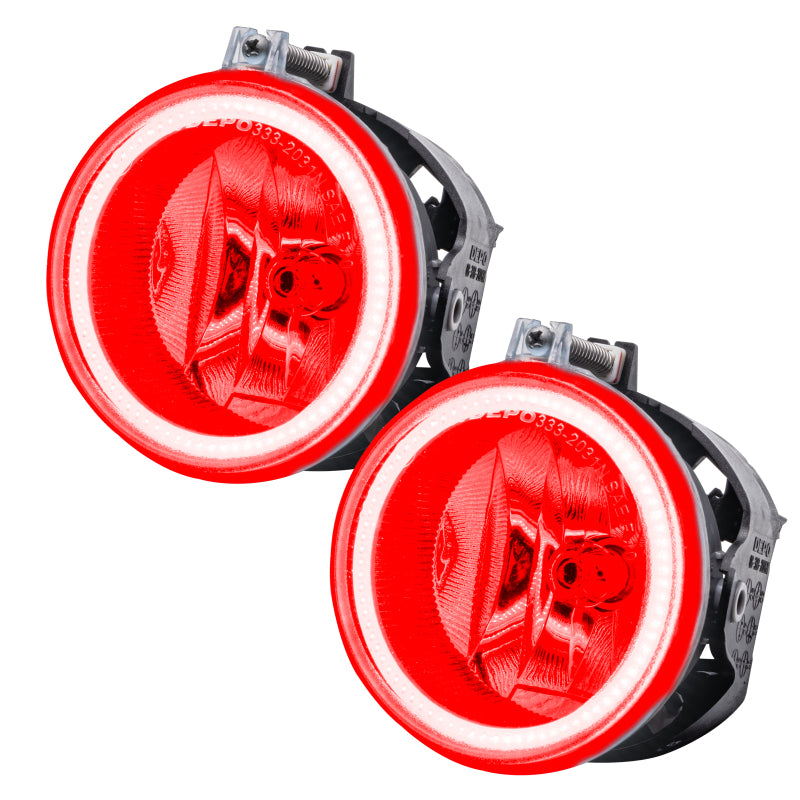 Oracle Lighting 11-16 Jeep Patriot Pre-Assembled LED Halo Fog Lights -Red Fog Lights ORACLE Lighting