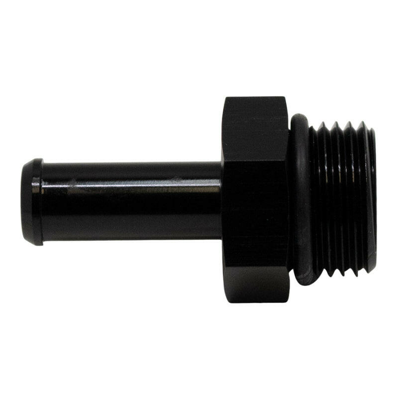 DeatschWerks 8AN ORB Male to 3/8in Male Barb Fitting (Incl O-Ring) - Anodized Matte Black Fittings DeatschWerks
