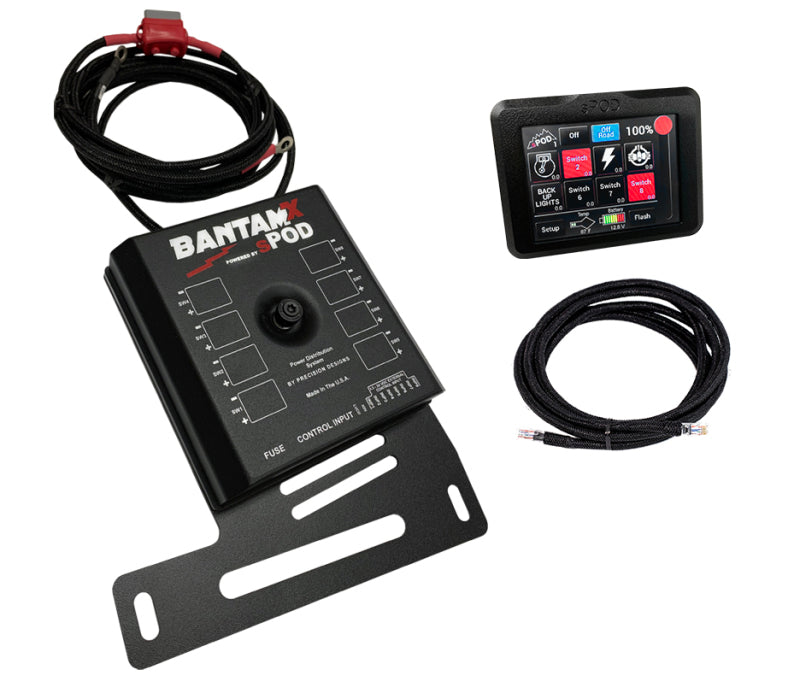 Spod 07-18 Jeep Wrangler JK BantamX Touchscreen Switch Panels SPOD