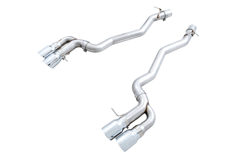 AWE Tuning 18-19 BMW M5 (F90) 4.4T AWD Axle-back Exhaust - Track Edition (Chrome Silver Tips) Axle Back AWE Tuning
