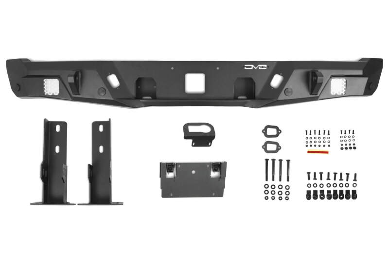 DV8 Offroad 20-23 Jeep Gladiator JT MTO Series Rear Bumper Bumpers - Steel DV8 Offroad