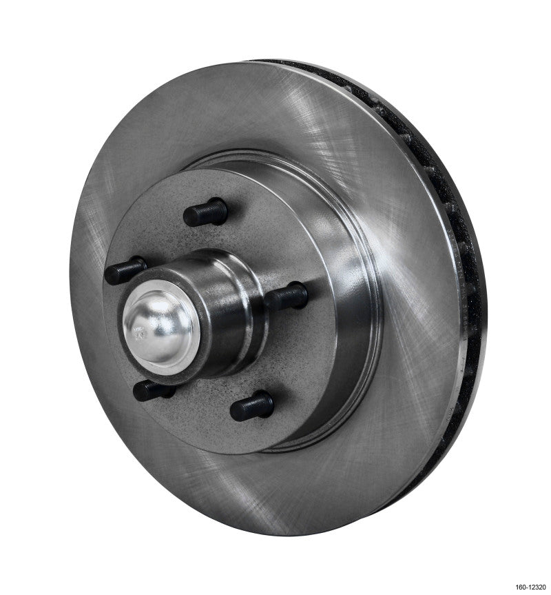 Wilwood Rotor-Vented w/ Hub & Studs 11.88. x 1.29 - 5 on 5.00in 41-56 Buick Brake Rotors - 2 Piece Wilwood