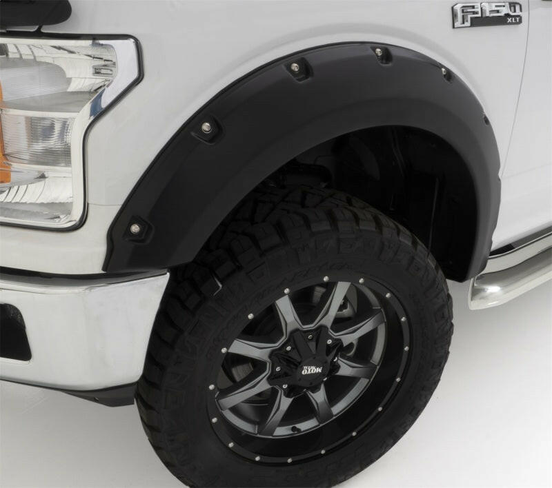 Bushwacker 18-19 Ford F-150 Pocket Style Flares 4 pc - Oxford White Fender Flares Bushwacker