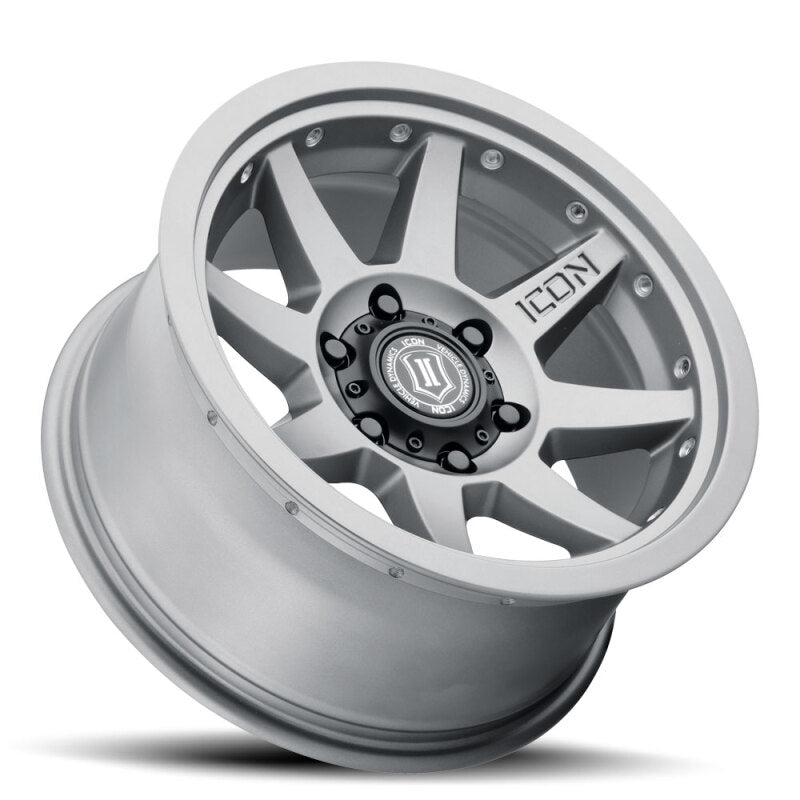 ICON Rebound Pro 17x8.5 / 5x5.5 / 0mm / 4.75in BS Titanium Wheel Wheels - Cast ICON