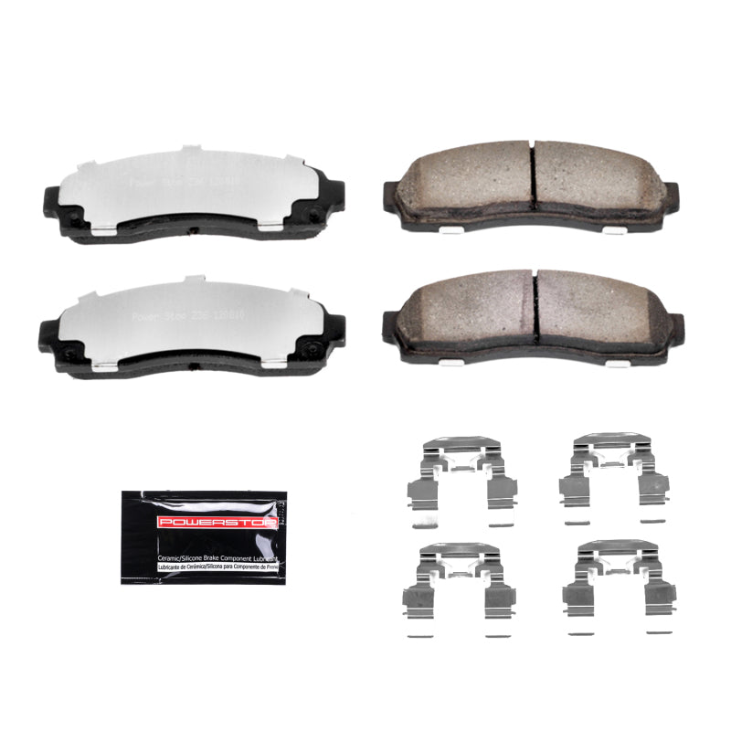 Power Stop 05-06 Chevrolet Equinox Front Z36 Truck & Tow Brake Pads w/Hardware Brake Pads - Performance PowerStop