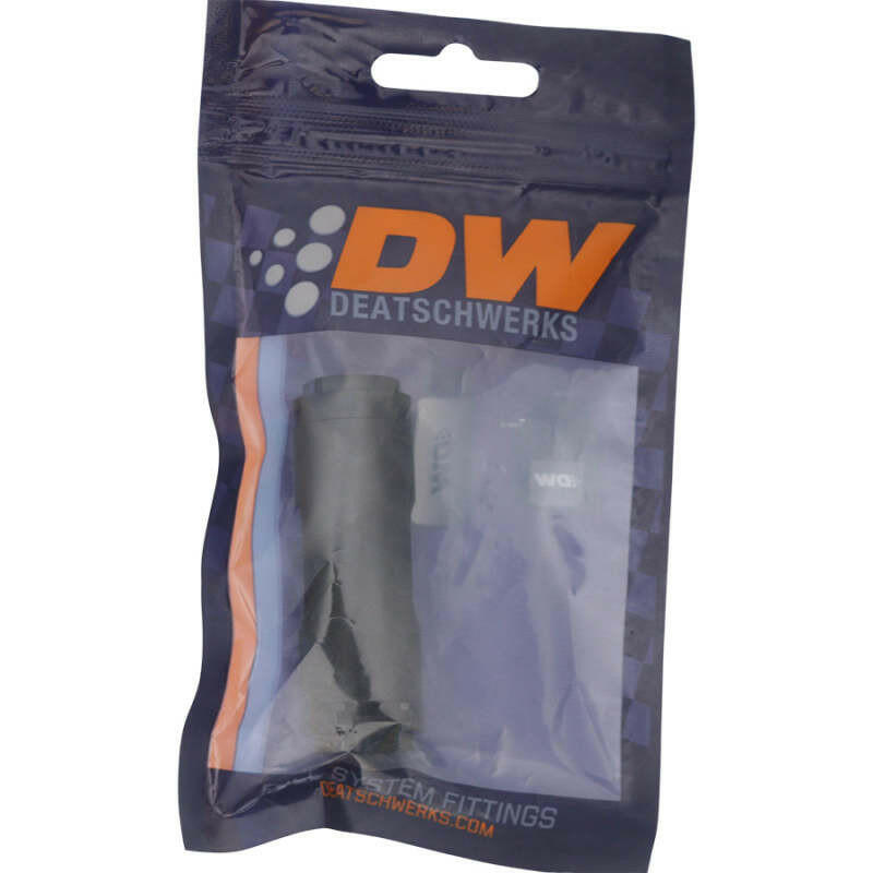 DeatschWerks 3/8in Female EFI Quick Connect to 3/8in Female EFI Quick Connect - Anodized Matte Black Fuel Components Misc DeatschWerks