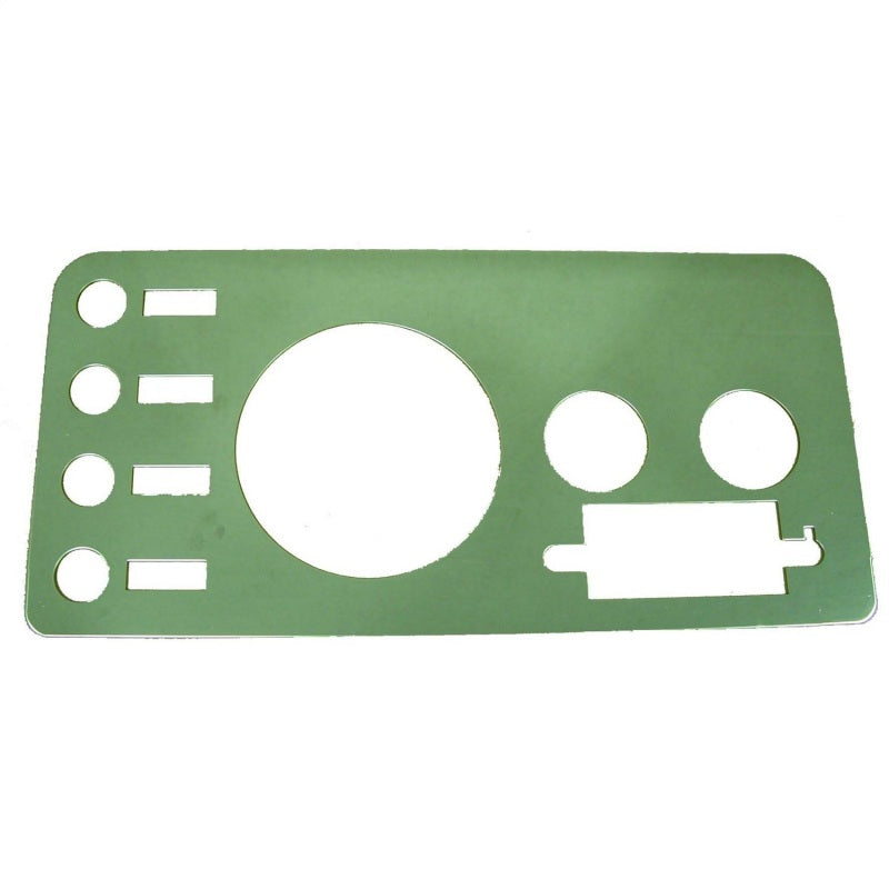 Rugged Ridge 76-86 Jeep CJ Stainless Steel Gauge Cover Gauges Rugged Ridge