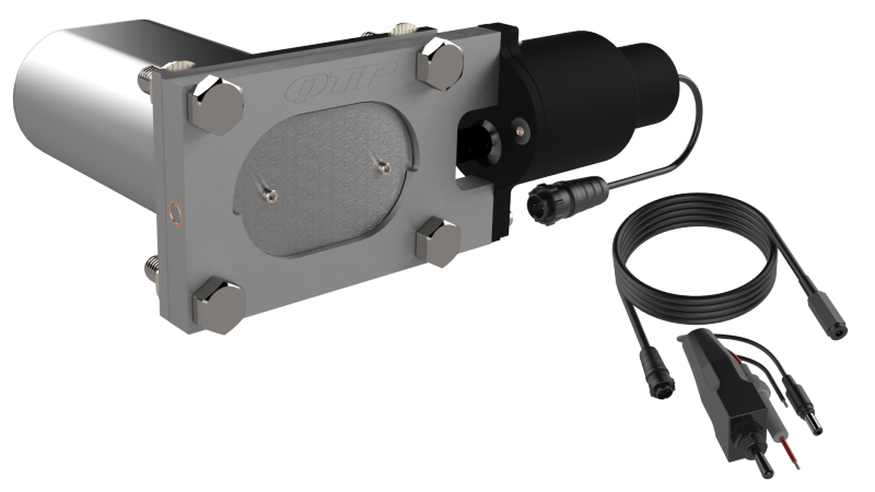 QTP Bolt-On QTEC Low Profile Oval Electric Cutout Valve Exhaust Cutouts QTP