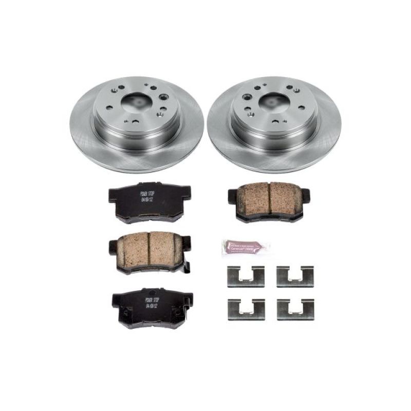 Power Stop 02-04 Honda CR-V Rear Autospecialty Brake Kit Brake Kits - OE PowerStop