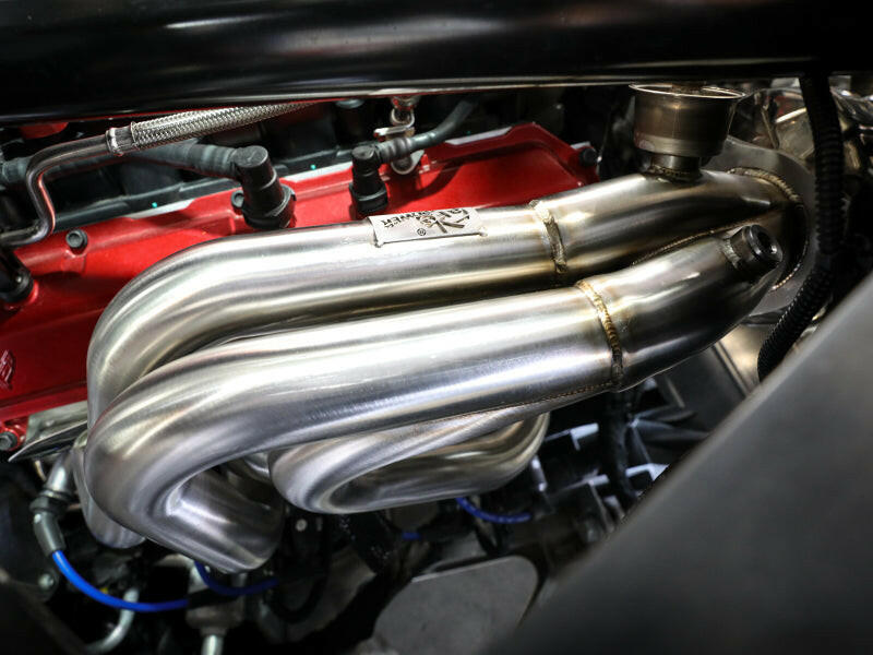 aFe Twisted 304SS Header 2020 Chevy Corvette (C8) 6.2L V8 - Titanium Ceramic Coated Headers & Manifolds aFe