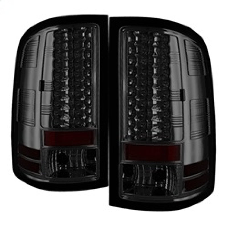 Spyder GMC Sierra 07-13 (Not fit 3500 Dually 4 Rear Wheels)LED Tail Lights Smoke ALT-YD-GS07-LED-SM Tail Lights SPYDER