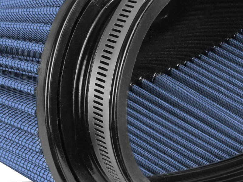 aFe Magnum FORCE Intake Rplcmnt Air Filter (11-3/8x4)IN F x(14x5-1/2)IN B x(12x3-1/2)IN T x 5 IN H Air Filters - Universal Fit aFe