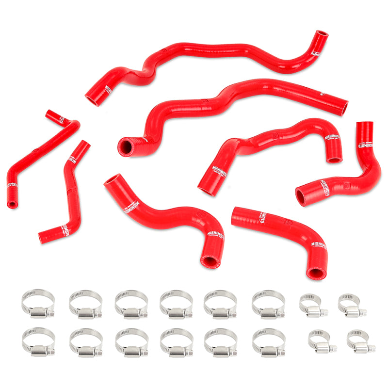 Mishimoto 2016+ Infiniti Q50/Q60 3.0T Ancillary Coolant Hose Kit - Red Hoses Mishimoto
