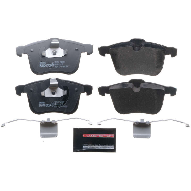 Power Stop 10-11 Saab 9-3X Euro-Stop ECE-R90 Front Brake Pads Brake Pads - OE PowerStop