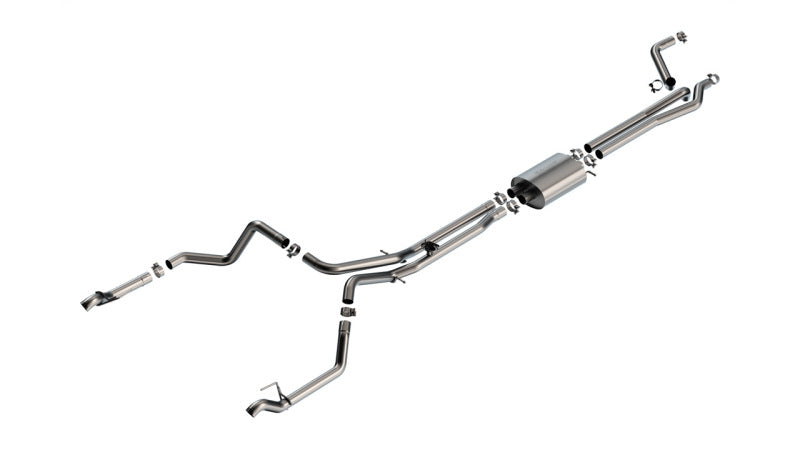 Borla 24-25 Chevy Silverado 1500 (6.2L V8) S-Type Cat Back - Factory Tips Catback Borla