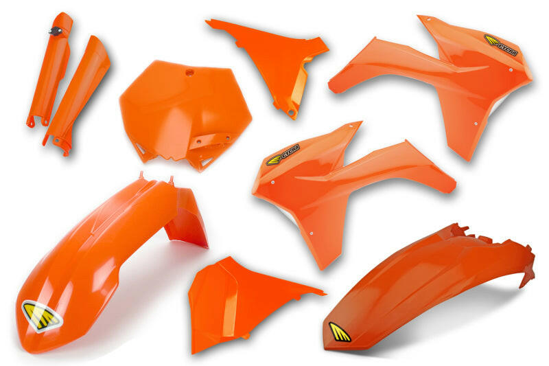 Cycra 11-12 KTM 125-450 SX/XC/SX-F/XC-F Powerflow Body Kit - Orange Plastics Cycra