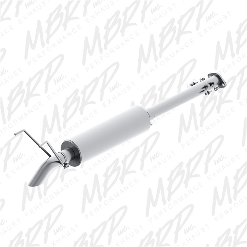 MBRP 01-05 Toyota Tacoma 2.4/2.7/3.4L 2.5in Cat Back Turn Down Style Alum Exhaust System Catback MBRP