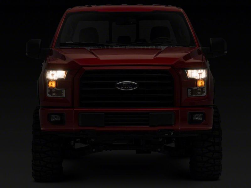 Raxiom 15-17 Ford F-150 Axial OEM Style Rep Headlights- Chrome Housing (Clear Lens) Headlights Raxiom