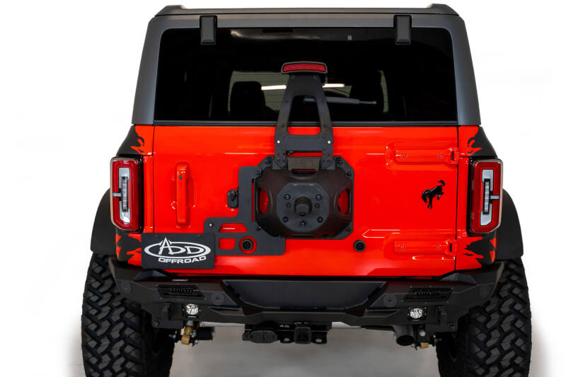 Addictive Desert Designs 21-22 Ford Bronco Stealth Fighter Rear Bumper Bumpers - Steel Addictive Desert Designs