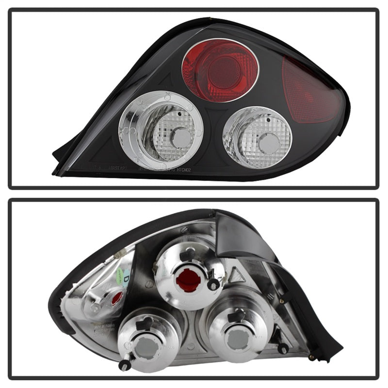 Spyder Hyundai Tiburon 03-05 Euro Style Tail Lights Black ALT-YD-HYT03-BK Tail Lights SPYDER