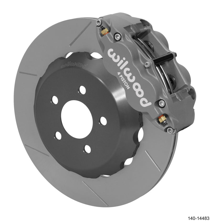 Wilwood 15-23 Ford Mustang Forged Superlite 4R Rear Big Brake Kit 14.00in Rotor (Anodized) Big Brake Kits Wilwood