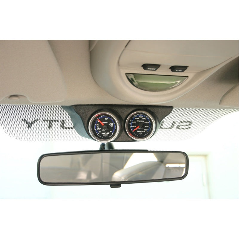 Autometer 99-04 Ford Super Duty / 03-07 Dodge Ram Black Dual Overhead Console Pod Gauge Pods AutoMeter