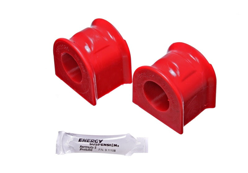 Energy Suspension 2015 Ford Mustang 33.3mm Front Sway Bar Bushings - Red Bushing Kits Energy Suspension