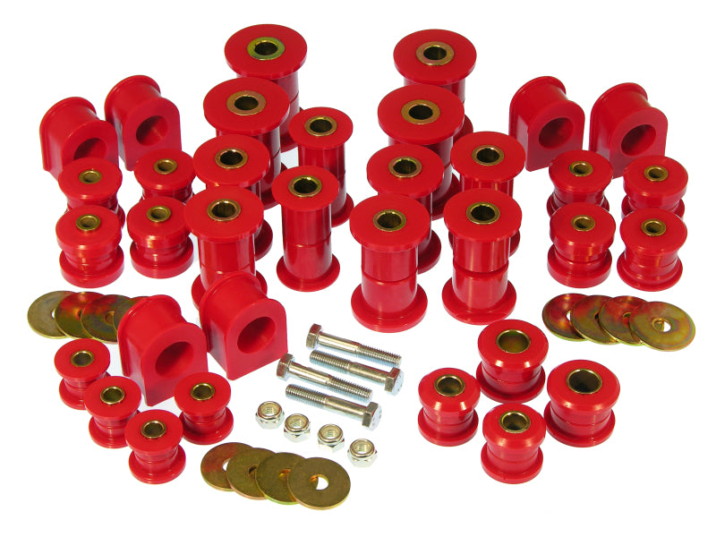 Prothane 99-04 Ford F250 SD 4wd Total Kit - Red Bushings - Full Vehicle Kits Prothane