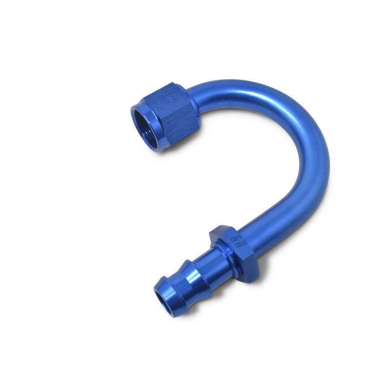 Russell Performance -6 AN Twist-Lok 180 Degree Hose End (1in Radius) Fittings Russell
