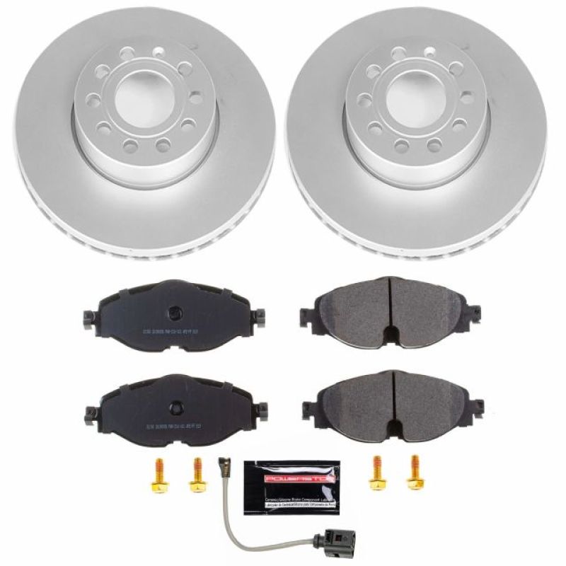Power Stop 15-18 Audi A3 Front Z23 Evolution Sport Coated Brake Kit Brake Kits - Performance D&S PowerStop