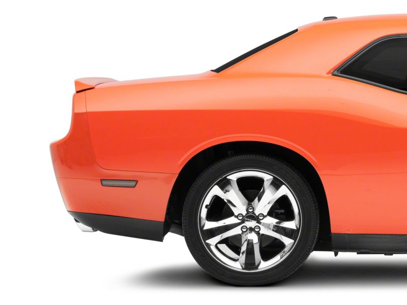 Raxiom 08-14 Dodge Challenger 11-14 Dodge Charger Axial Series LED Rear Side Marker Lights- Smoked Sidemarkers & Indicators Raxiom