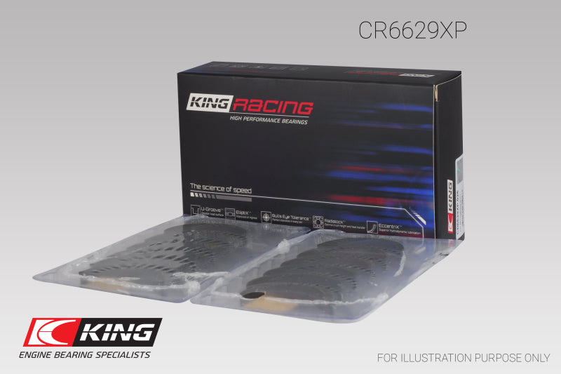 King Engine Bearings Mitsubishi 6G72 (Size STDX) Connecting Rod Bearing Set Bearings King Engine Bearings