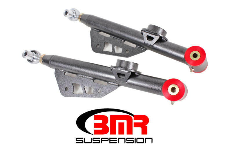 BMR 99-04 Mustang Single Adj. Lower Control Arms / Rod End (Polyurethane) - Black Hammertone Control Arms BMR Suspension