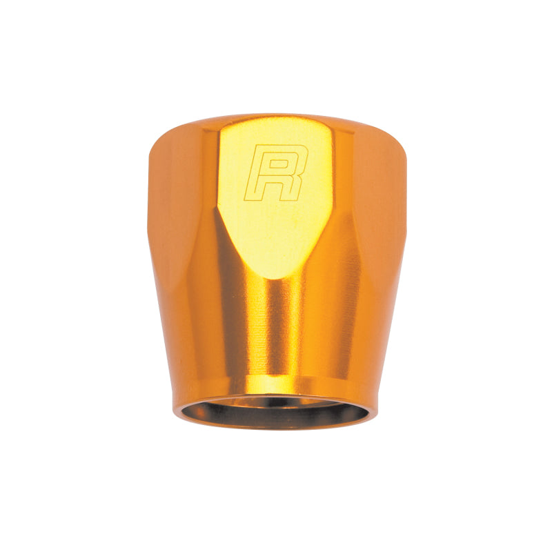 Russell Performance 2-Piece -6 AN Anodized Full Flow Swivel Hose End Sockets (Qty 2) - Orange Fittings Russell