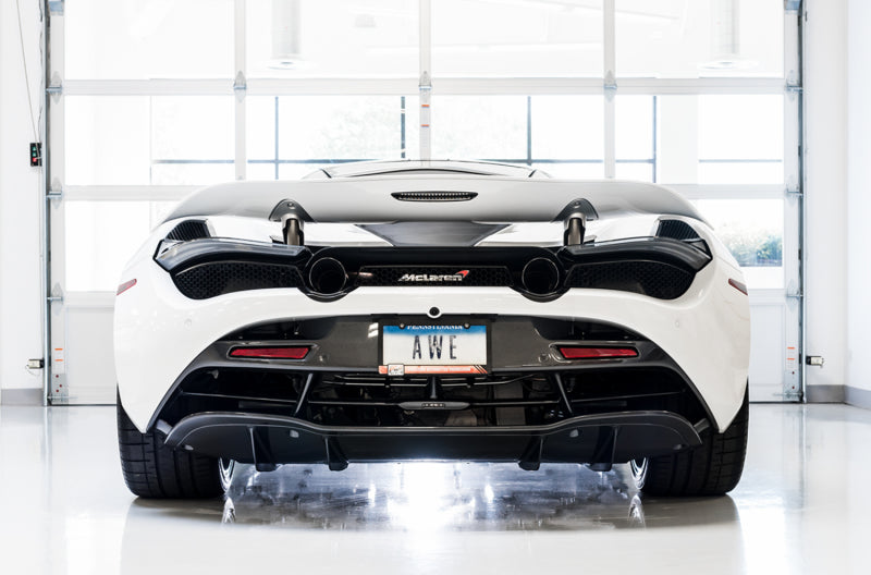 AWE Tuning McLaren 720S Performance Exhaust - Diamond Black Tips Catback AWE Tuning