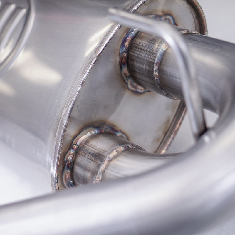 Stainless Works 2018+ Jeep Wrangler JL 304SS Factory Connect 2.5in Axle Back Exhaust System Axle Back Stainless Works