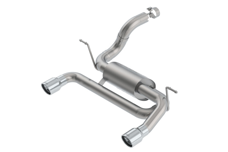 Borla 18-19 Jeep Wrangler JL/JLU 2.0L 4Cyl 2DR/4DR Axle Back Exhaust S-Type w/ 3.5in Tips Axle Back Borla