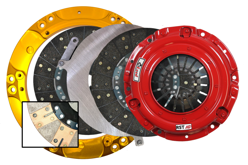 McLeod Racing RST HD Twin - Metric Ring - 97-15 GM LS - 01.5-17 Mustang 4.6/5.0L - 1-1/8 x 26 Spline Clutch Kits - Multi McLeod Racing