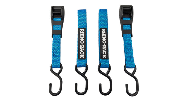Rhino-Rack Tie Down Strap w/Hook - 3m/118in - Pair Cargo Tie-Downs Rhino-Rack