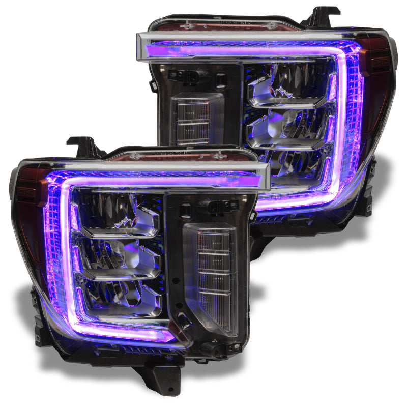 Oracle 20-21 GMC Sierra 2500 HD RGB+W Headlight DRL Kit - w/ Simple Controller Headlights ORACLE Lighting