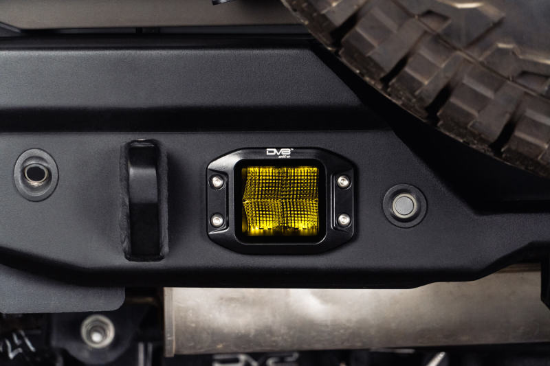 DV8 3-Inch Elite Series LED Amber Flush Mount Pod Light Light Bars & Cubes DV8 Offroad