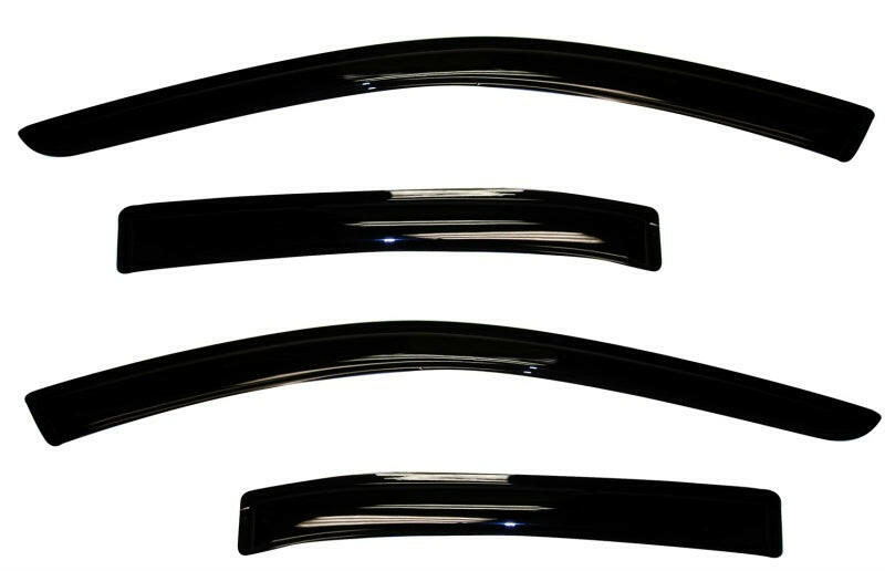 AVS 10-18 Ford Taurus Ventvisor Outside Mount Window Deflectors 4pc - Smoke Wind Deflectors AVS