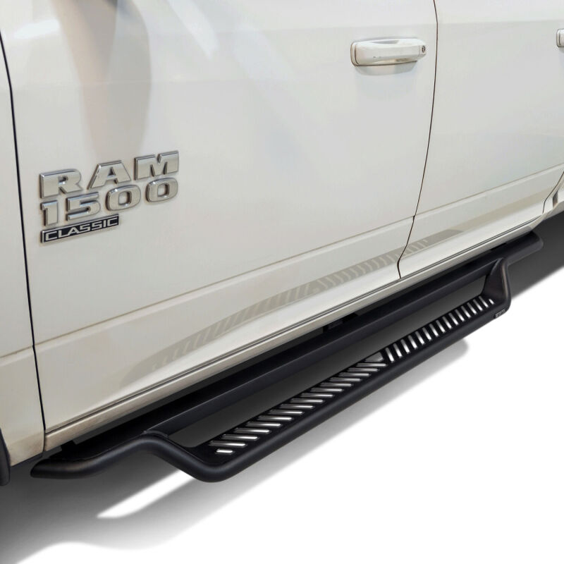 Westin 09-18 RAM 1500 CC / 10-24 RAM 2500/3500 CC Outlaw Drop Running Boards - Tex. Blk Running Boards Westin