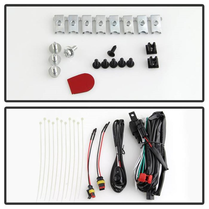 Spyder 16-18 GMC Sierra 1500 OEM Style Full LED Fog Light w/Switch - Clear (FL-GS2016-LED-C) Fog Lights SPYDER