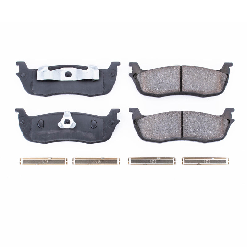 Power Stop 97-02 Ford Expedition Rear Z17 Evolution Ceramic Brake Pads w/Hardware Brake Pads - OE PowerStop