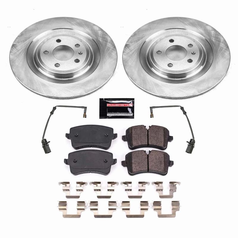 Power Stop 2018 Audi S8 Rear Autospecialty Brake Kit Brake Kits - OE PowerStop